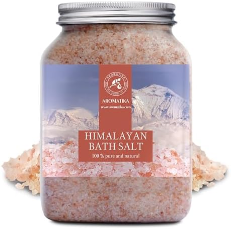 Himalayan Salt Pink Crystal Salt 46 Oz - 100% Pure & Natural - Himalayan Salt for Good Sleep - Stress Relief - Detox Cleanse