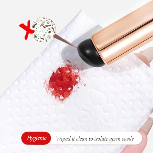 Bling Toman Mini 4 in 1 Makeup Brushes Set,Makeup Sponge,Blush Blending,Eyeshadow,Eyebrow&Liner Lip Face Foundation All-in-One Brushes Travel Makeup Brushes Brochas De Maquillaje (Silicone Rose Gold)