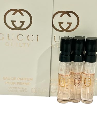 Gucci Guilty Sample Perfume Women EDP Spray Pour Femme 1.5 ml / 0.05 oz - set of 3