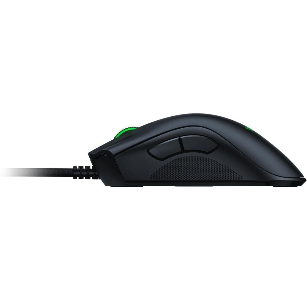 Razer DeathAdder V2 Gaming Mouse: 20K DPI Optical Sensor - Fastest Gaming Mouse Switch - Chroma RGB Lighting - 8 Programmable Buttons - Rubberized Side Grips - Classic Black