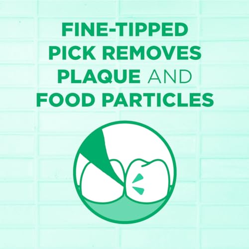 GUM Professional Clean Floss Picks - Extra Strong Shred-Resistant Floss, Easy Grip Handle - Dental Flossers for Adults - Fresh Mint Flavor, 90 Count (Pack of 6)