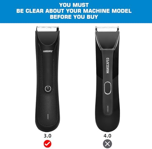 CR8GR8 Professional Guide Comb Fit Cutting Guider for Manscaped 3.0,4 Pack 8 Cutting Lengths from 1/8"-1/2" Inch Fit The Lawn Mower 3.0 Groin Hair Trimmer