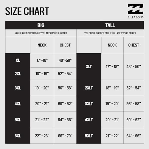 Billabong Big and Tall Sleeveless Shirts for Men - Cotton Mens Muscle T Shirts White