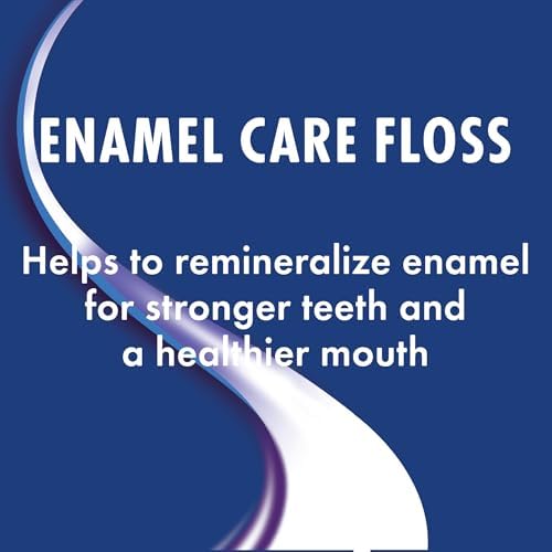Hayden Enamel Care Dental Floss | for Sensitive Mouths | Helps Restore Enamel | Mint Flavor | 30 Yards per Unit (Pack of 6)