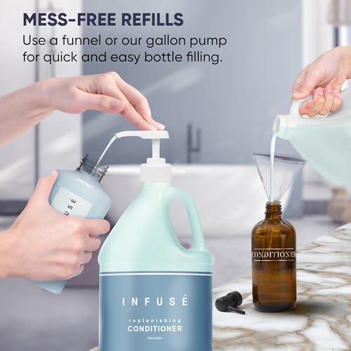 1-Shoppe All-in-Kit H2O Tropical Infuse Hotel Conditioner | 1 Gallon | For Hospitality & Vacation Rentals to Refill Dispensers | (Single Gallon)