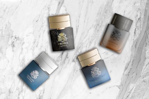 Herringbone Collection by English Laundry, Armour, Oxford Bleu, Crown, Throne, 0.68 fl. oz. Spray for Men