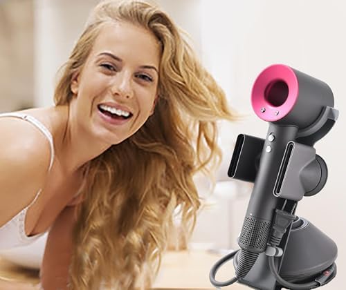 Hair Dryer Stand for Dyson Hair Dryer, Hair Dryer Stand hair dryer stand Organizer for Dyson Hair Dryer, Diffuser, Nozzle holder
