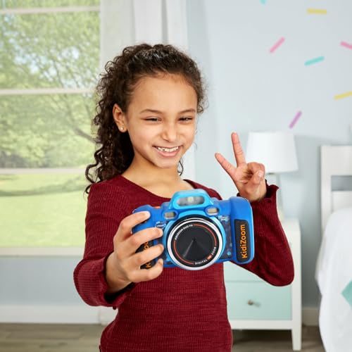 VTech KidiZoom Duo Camera FX Kids Digital Dual Cameras, Blue