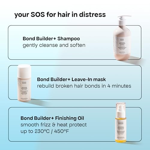BONDIBOOST Rapid Repair Bond Builder + Finishing Oil [1.86 fl oz], Hair Oil for Damaged Hair, Strengthening & Nourishing Formula for Smoother + Healthier + Shinier Results