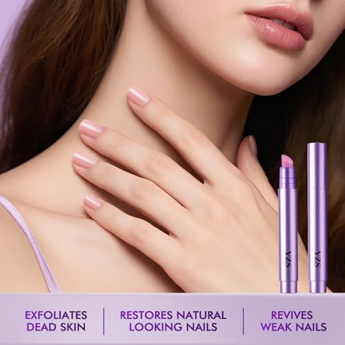 3-in-1 Cuticle Oil Pen Cuticle Pusher Nail Oil Pen with Ceramic Tip, Cuticle Treatment for Hangnails, Dry & Damaged Nails, Nail Cuticle Remover Pen