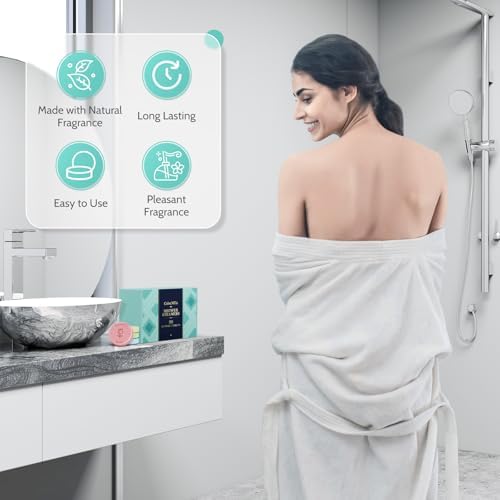 30 Pack Shower Steamers for Women Present Set, Shower Bath Bombs with 6 Scents, Self-Care Items for Wife As Valentine's Day and Mothers Day Present Idea, Birthday Present Stocking Suffers