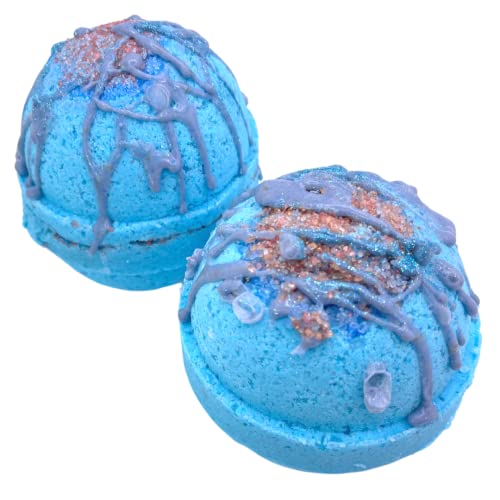 Handmade Premium Bomb with Epsom Salts (Breeze Blue Sugar)
