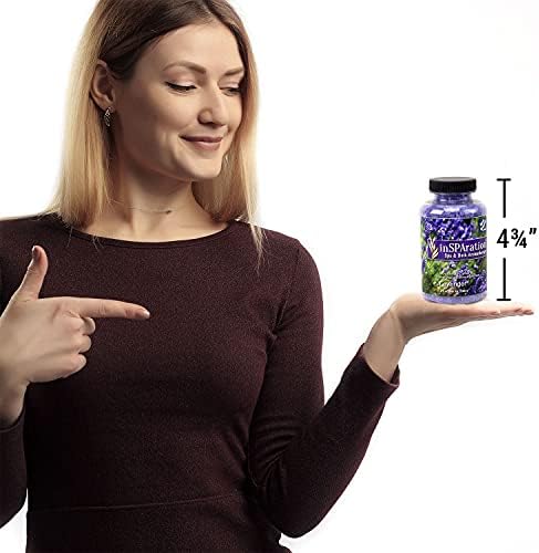 inSPAration Lavender Aromatherapy Crystals for Spa, Hot Tub & Bath 13 oz.