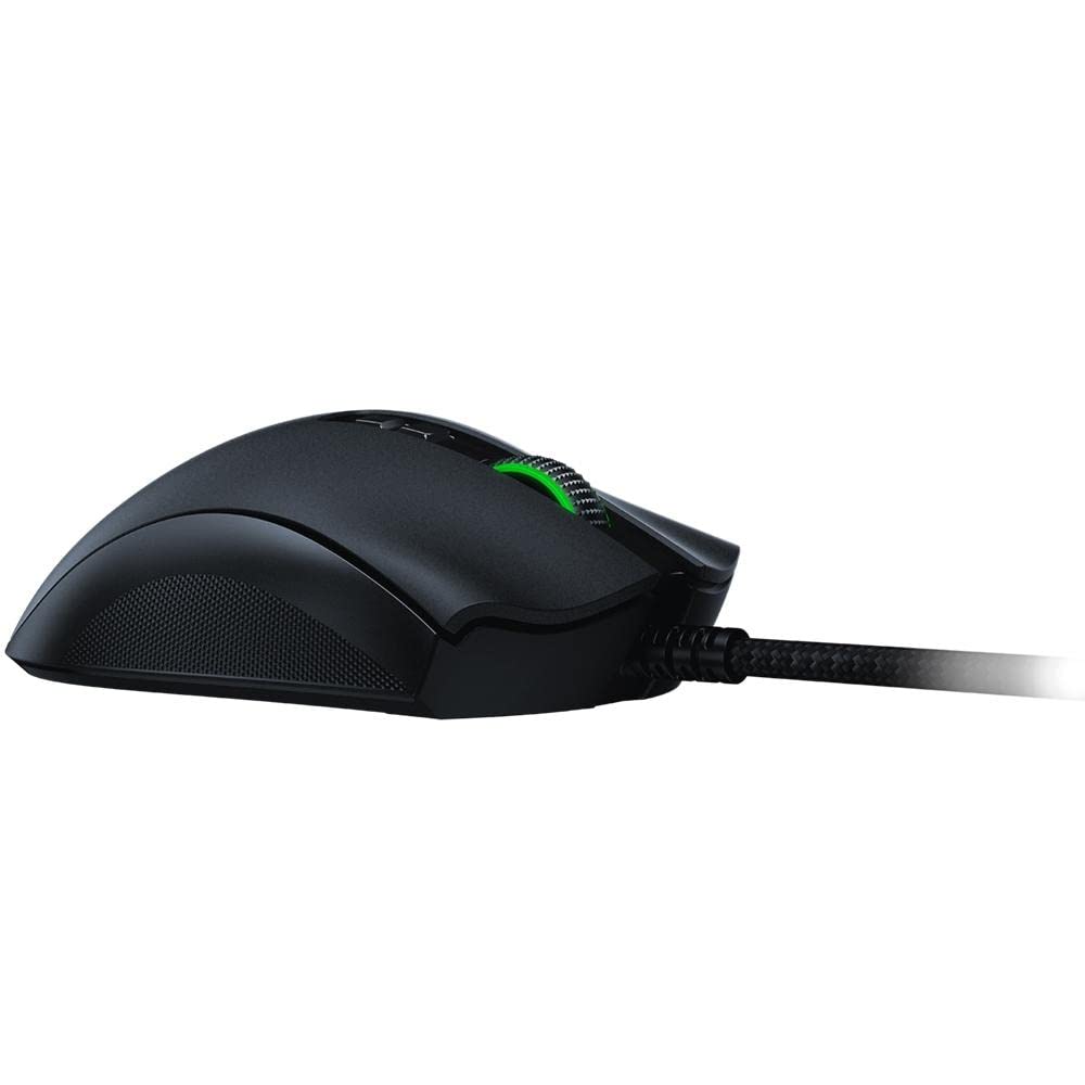 Razer DeathAdder V2 Gaming Mouse: 20K DPI Optical Sensor - Fastest Gaming Mouse Switch - Chroma RGB Lighting - 8 Programmable Buttons - Rubberized Side Grips - Classic Black