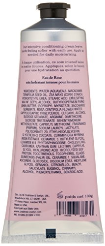 Crabtree & Evelyn Ultra-Moisturising Hand Therapy, Rosewater, 3.5 oz