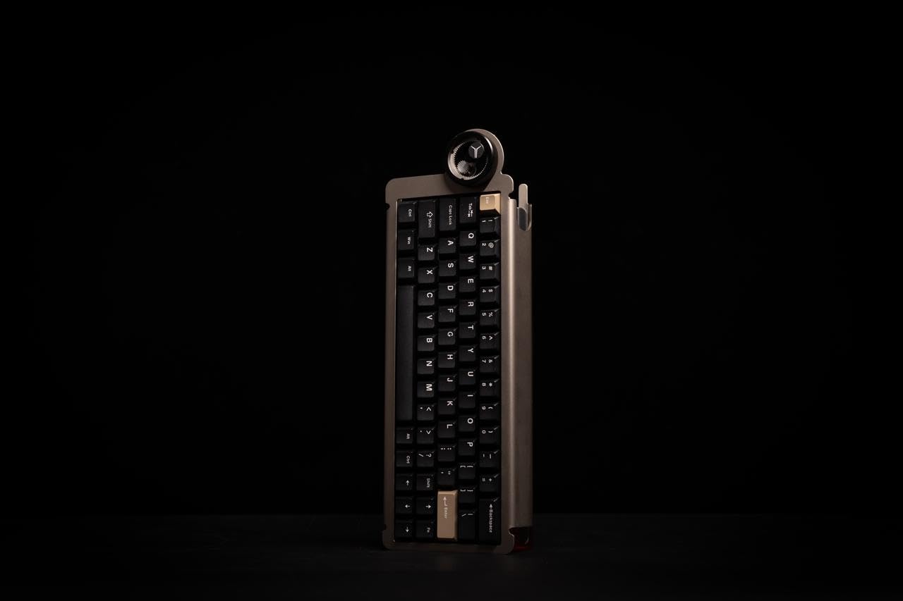 DRY STUDIO Ice Ring 63 RT HE Magnetic Wired Gaming Keyboard 0.1ms Low Latency 0.01 Precision Gaming Accessories Customized Driver and Lighting Effects-Deepspace Titan