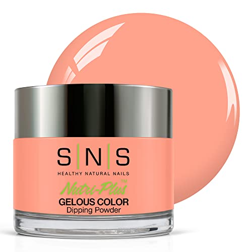 SNS Nail Dip Powder, Gelous Color Dipping Powder - Puppy Love (Brown/Beige), EE19 - Long-Lasting Acrylic Nail Color & Polish Lasts 14 Days - Low-Odor & No UV Lamp - 1 Oz