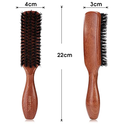 BESTOOL Hair Brush, Boar Bristle for Women Men, Detangling & Styling, Natural Bristles for Thin, Fine Hair