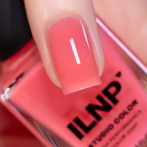 ILNP Pink Slush - Soft Pink Jelly Nail Polish, Studio Color High Performance Color Coat