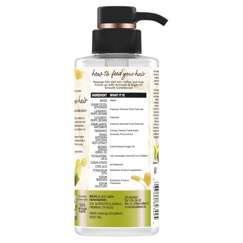 Hair Food Shampoo, Avocado & Argan Oil, 10.1 Ounce