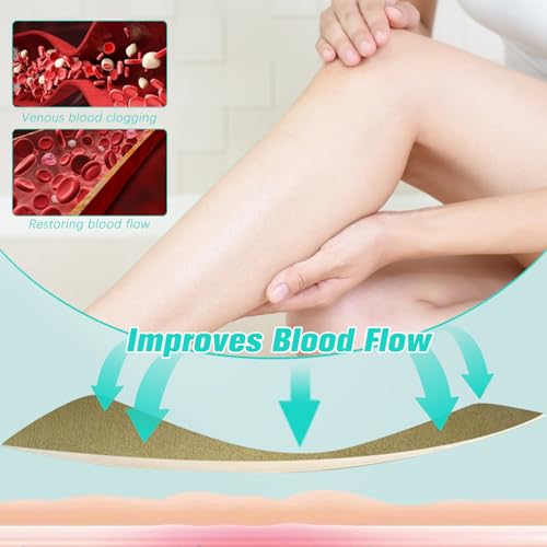 2pc Varicose Veins Treatment for Legs – Professional Varicose Veins Cream & Patch, Naturally Improves Leg Appearance