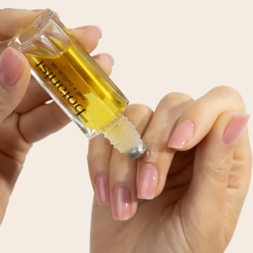 Botanist Nail Rescue Kit | Nail Strengthening Polish + Growth Serum | Grow and Strengthen Nails Damaged from Acrylics, Dip, and Gel Manicures | Non-Toxic, 84% Plant Based, 21-Free & Vegan (Rose)