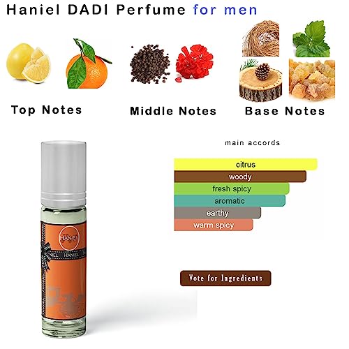 Haniel Roll-on Pheromone Cologne for Men: Original Perfume Oil, Infusing Confidence & Charm in Every Roll, Pheromones Cologne for Men