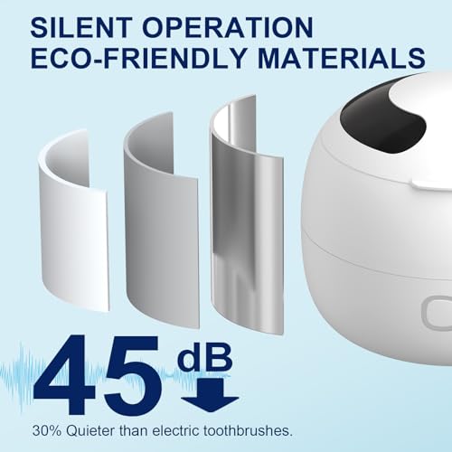 2025 Ultrasonic Retainer Cleaner Machine – 45kHz Retainer Cleaner for Night Guards, Mouth Guards, Dentures – 24W Dental Ultrasonic Cleaner with 4 Modes, 200ML – Great Gift for Braces Users