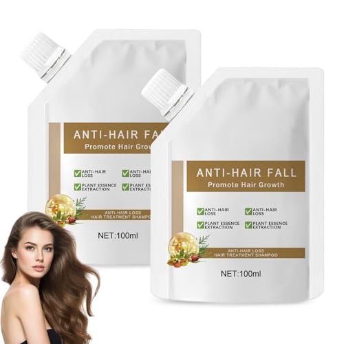 2Pcs Anti-Hair Fall Hair Loss Shampoo, Anti-Hair Fall Promote Hair Growth, Anti Hair Loss Shampoo, Moisturizing & Promoting Hair Growth, Suitable for All Hair Types (2PCS)