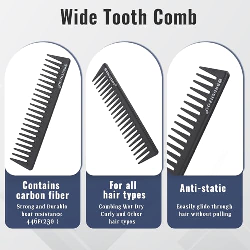 Hair Brush Set, Detangler Brush for Natural 3/4abc Curly Hair, Hair Brushes for Women Men Kids Detangling Styling with Spray Bottle