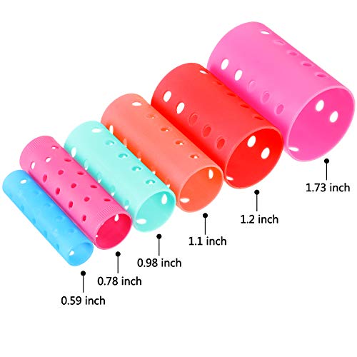 54-Piece Multicolor Magnetic Rollers Set with Hair Rollers, Duck Teeth Bows, and Hair Clips - Hairdressing Curlers Tools for Men, Kids, and Women