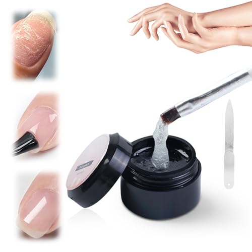 Nail Repair Protection Gel, 2024 New Nail Repair Kit for Split Nail, Instant Cracked Nail Repair Gel, Broken Nail Repair Kit for Natural Nails, Nails Quick Fix Kits for Women Makeup Gadget(1Set)