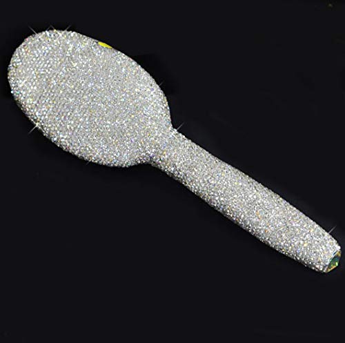 Bestbling Bling Smooth And Detangle Hair Brush For Women, Girl, Wet/Dry Hair Massaging (Silver01)