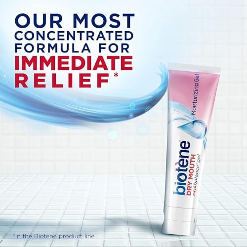 3 Pack Biotene Oral Balance Dry Mouth Moisturizing Gel 1.5 oz soothe oral tissues long