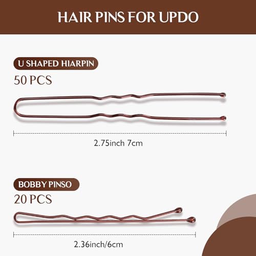 Hair Sponge for Updo,Hair Filler, Hair Donuts for Updos,Volume Hair Bumps Tool, Hair Padding,Dark Brown