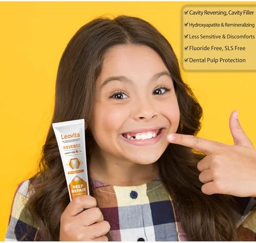 Cavity Reversing Kids Toothpaste - Hydroxyapatite Toddler Cavity Filler, Fluoride Free