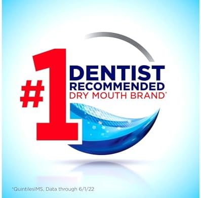 Biotene Fluoride Toothpaste for Dry Mouth Symptoms, Bad Breath Treatment and Cavity Prevention, Fresh Mint - 4.3 oz (Pack of 5)