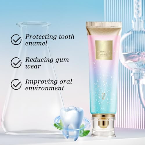 2Pcs Niacinamide Whitening Toothpaste, Nicotinamide Dazzle White Toothpaste, Fresh Breath Niacinamide Whitening Toothpaste,Remove Tooth Stains