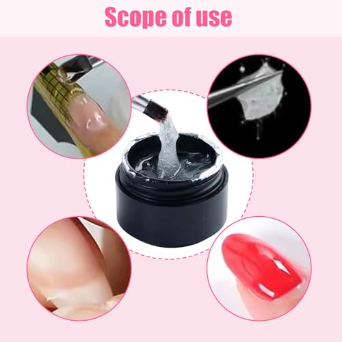 2025 New Nail Repair Protection Gel, Upgrade Instant Cracked Nail Repair Gel Nail Repair Kit for Cracked Natural Nails Quick Fix, Broken Nails Repair Kit for Natural Nails Kit (0.5 Fl Oz (Pack of 1))