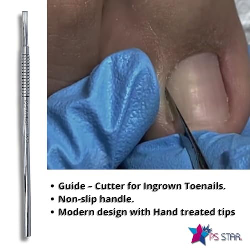 Guide for ingrown toenails, Ps Star 363P PODO PRO. Podiatry Cutter Guide for ingrown toenails. Ideal for Pedicure and Podiatry. Surgical Steel with Cobalt Alloy