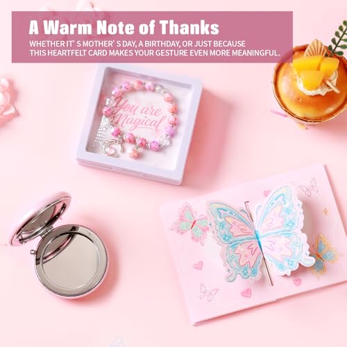 Birthday Gifts for Women, Gift Basket for Mom Wife Sister Her Friends, Luxury Self Care Spa Set with Blanket, Thank You Get Well Soon Holiday Gifts Box for Mother Valentine Day (Pink)