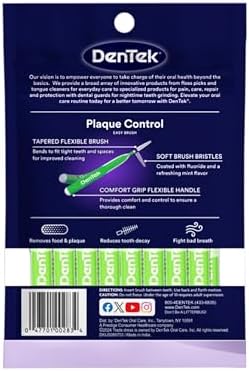 Dentek Easy Brush Cleaners Extra Tight Spaces 16 Count (6 Pack)