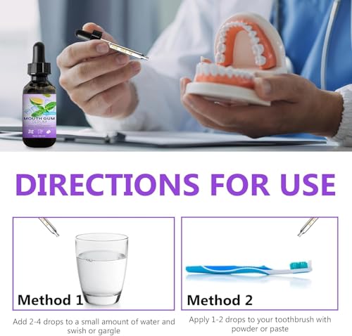 Gum Restore Drop - Gum Repair for Receding Gums & Stain Removal Natural, Fresh Breath and Portable Oral Care Solution (1pcs)