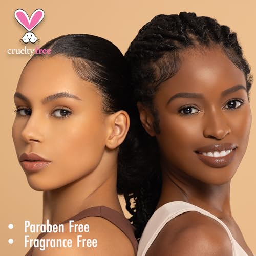 Black Radiance Pressed Powder, Buildable & Blendable Matte Finish Shine Control Compact with Mirror & Applicator, Cruelty-Free & Vegan - Biscotti