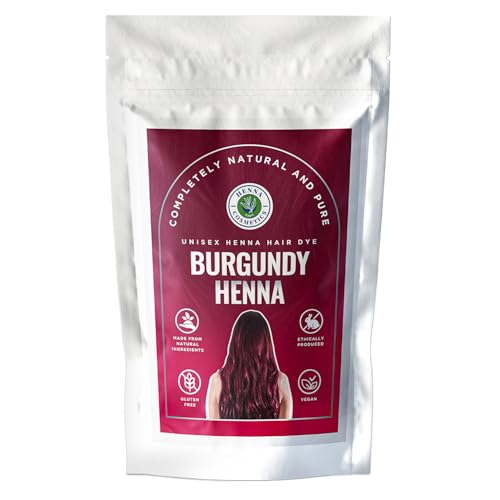 Henna Cosmetics Cypri Natural Henna Hair Color Dye, 100% Pure Henna Powder for Hair Growth Organic (Burgundy, 100 Gr + Free 50 Gr.)