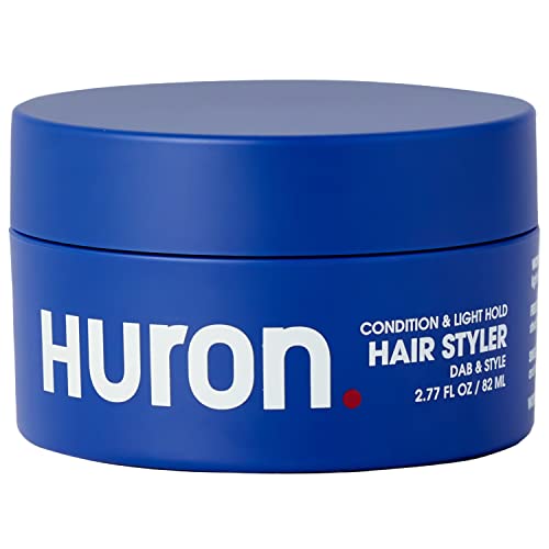 Huron - Men's Versatile Grooming Cream with Light Hold & Matte Finish. Fresh, Clean Scent. 100% Vegan. 2.7 oz.