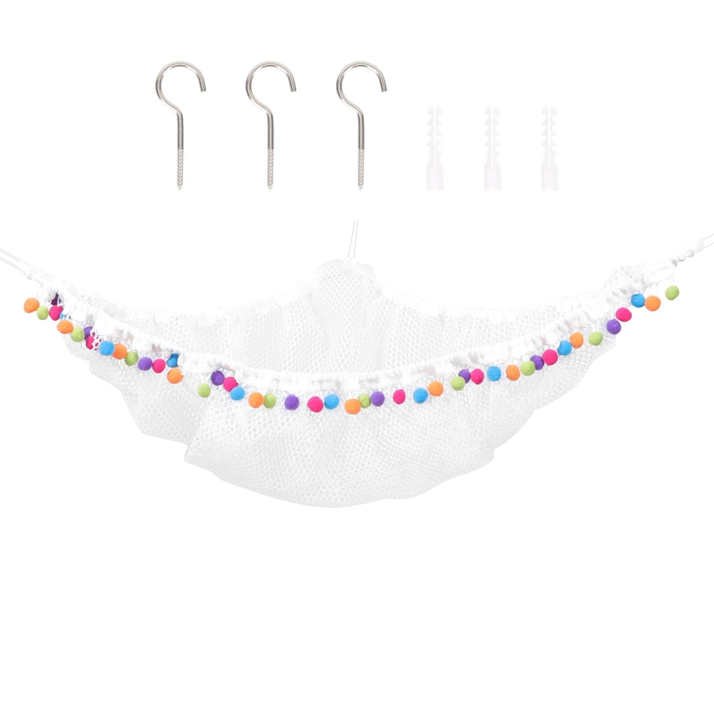 HOOWIFFY Toy Hammock 1 Set for Child Toy Organizer in Boys and Girls Room