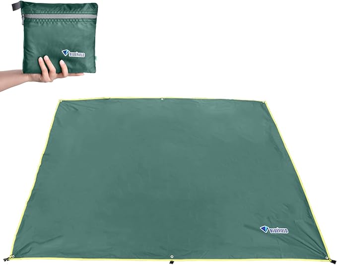 TRIWONDER Hammock Rain Fly Waterproof Tarp Camping Tent Footprint Ground Cloth Backpacking Tarp Camp Shelter Sunshade Mat for Outdoor Hiking Beach Picnic