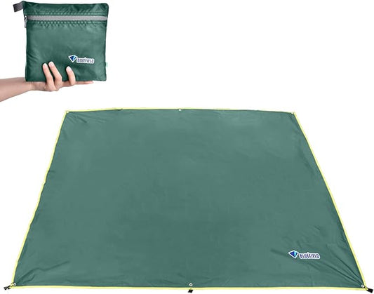 TRIWONDER Hammock Rain Fly Waterproof Tarp Camping Tent Footprint Ground Cloth Backpacking Tarp Camp Shelter Sunshade Mat for Outdoor Hiking Beach Picnic