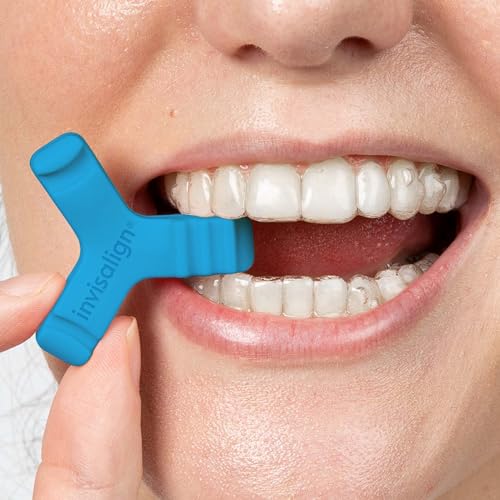 Invisalign Munchies EPS Aligner and Retainer Tray Seaters, Aligner Chewies (Pack of 2) (Blue)